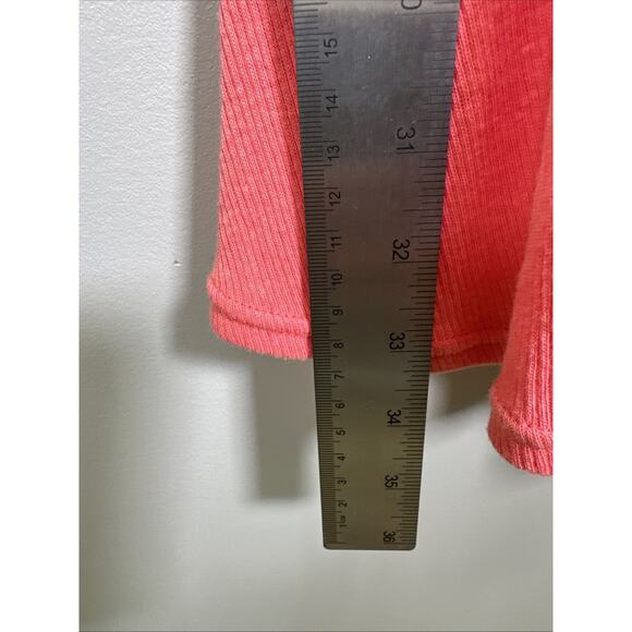 Free People FP Beach Mini Dress S Strappy Coral Pink‎ Sleeveless Comfy - Picture 6 of 7